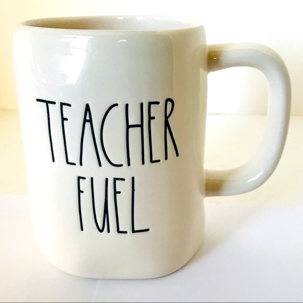 TEACHER FUEL Rae Dunn Collectible Coffee Mug